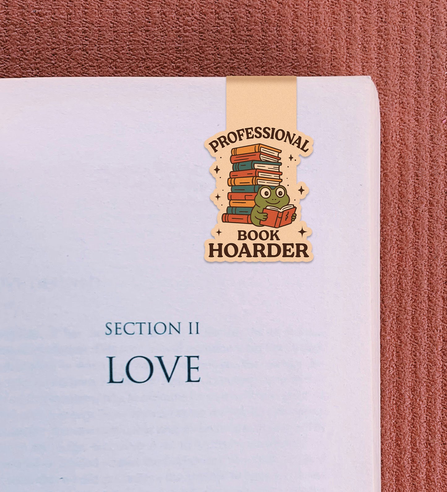 Magnetic Bookmark - Professional Book Hoarder