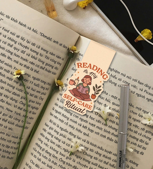 Magnetic Bookmark - Reading Is My Self Care