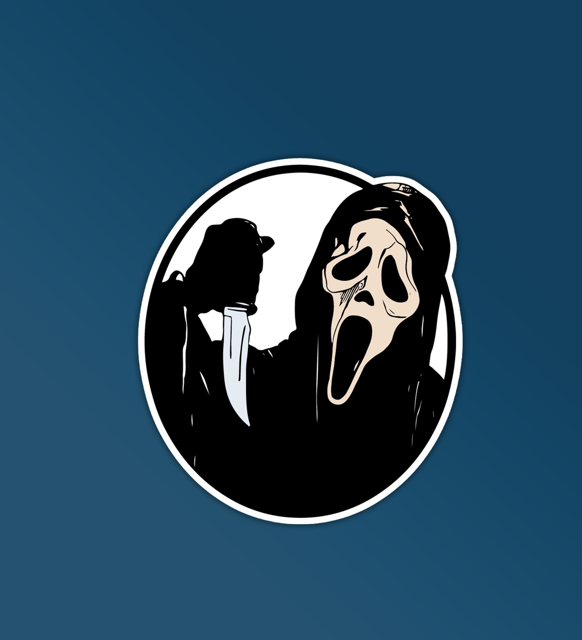Scream Sticker #2 – Peeekaboo