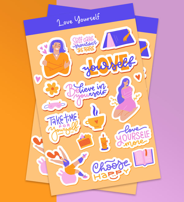 Self Love Sticker Sheet – Peeekaboo