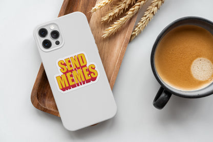 Send Memes - Laptop & Mobile Stickers