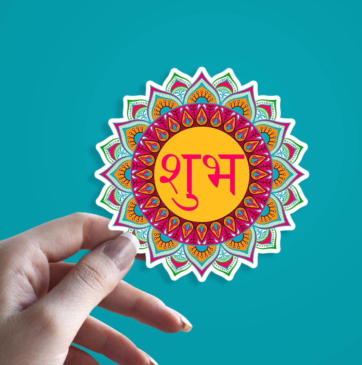 Subh Sticker Shubh Labh - Set of 2 | Diwali Sticker – Peeekaboo