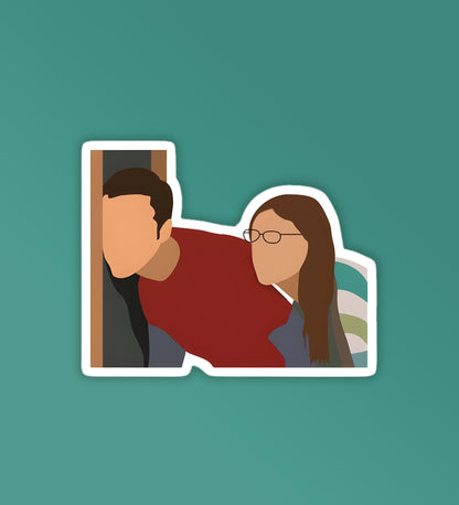 Sheldon & Amy | BBT - Laptop / Mobile Sticker