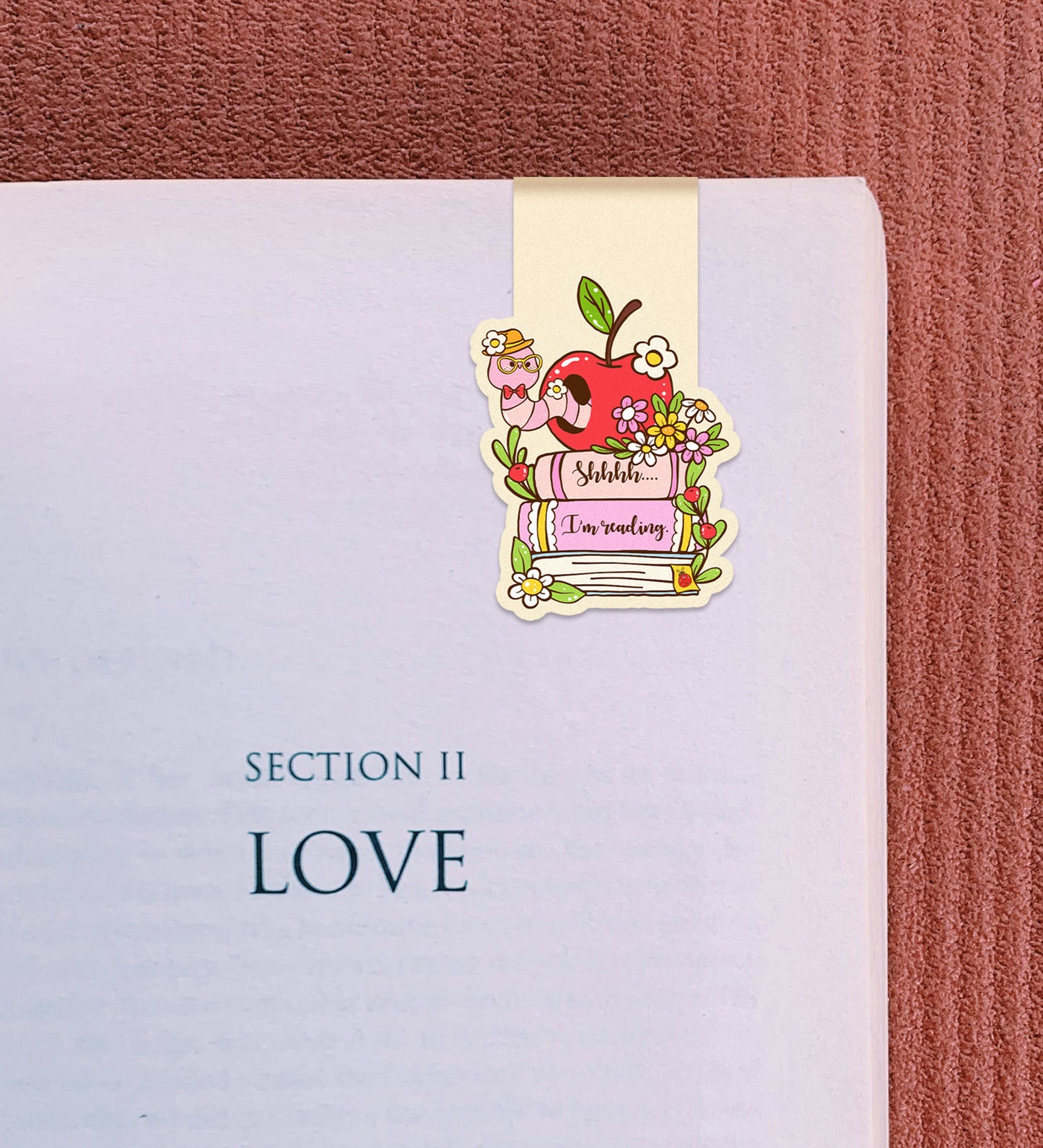 Magnetic Bookmark - Shhhh...I'm Reading