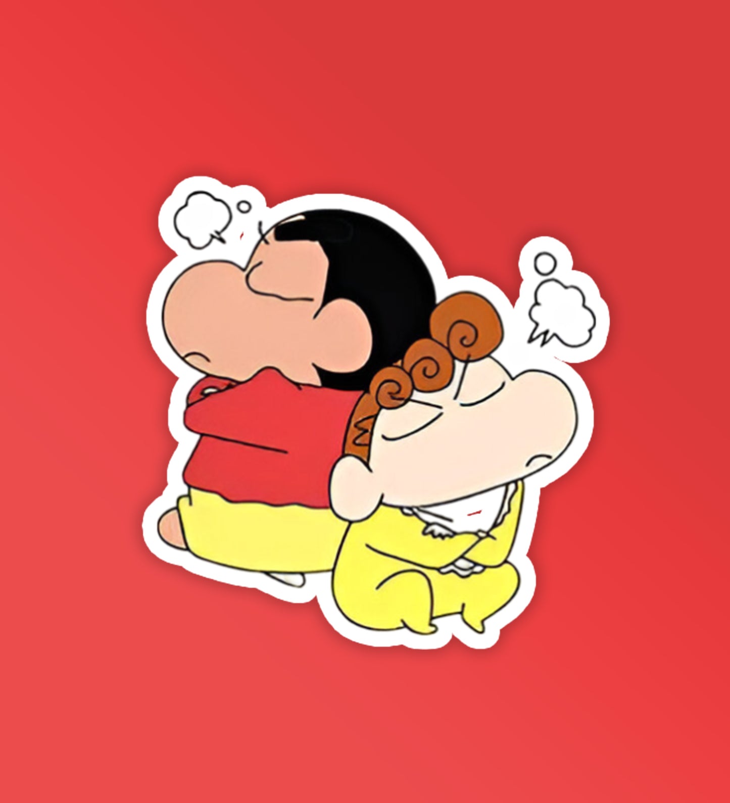 Shinchan & Himawari | Laptop & Mobile Stickers