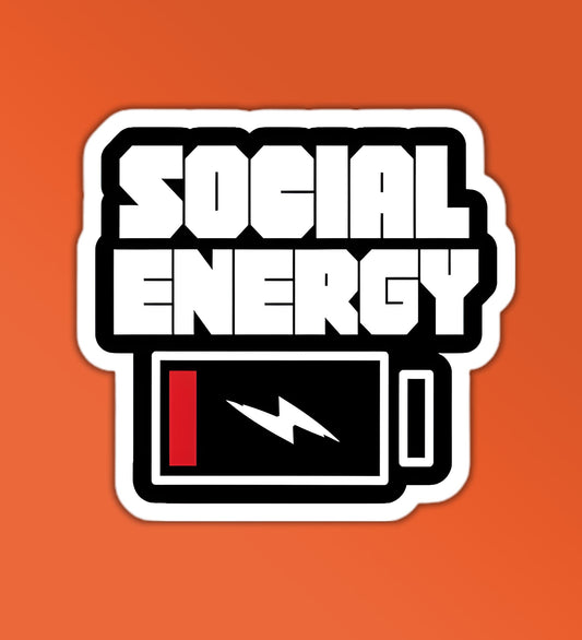 Social Energy Sticker