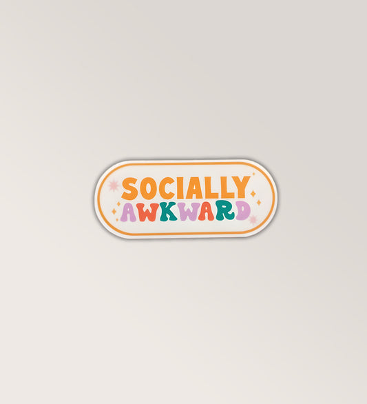 Socially Awkward Sticker