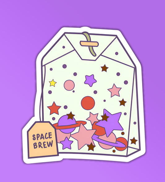 Space Brew - Coffee Sticker