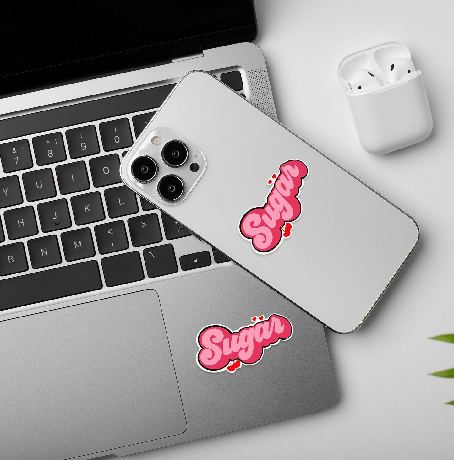 Sugar | Laptop & Mobile Stickers