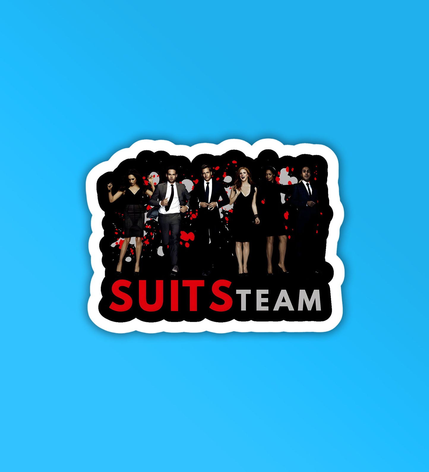 Suits Cast - Laptop / Mobile Sticker