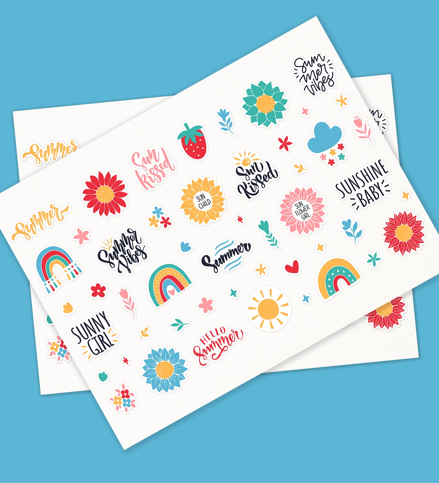 Summer Vibes Sticker Sheet