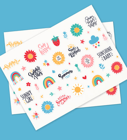 Summer Vibes Sticker Sheet