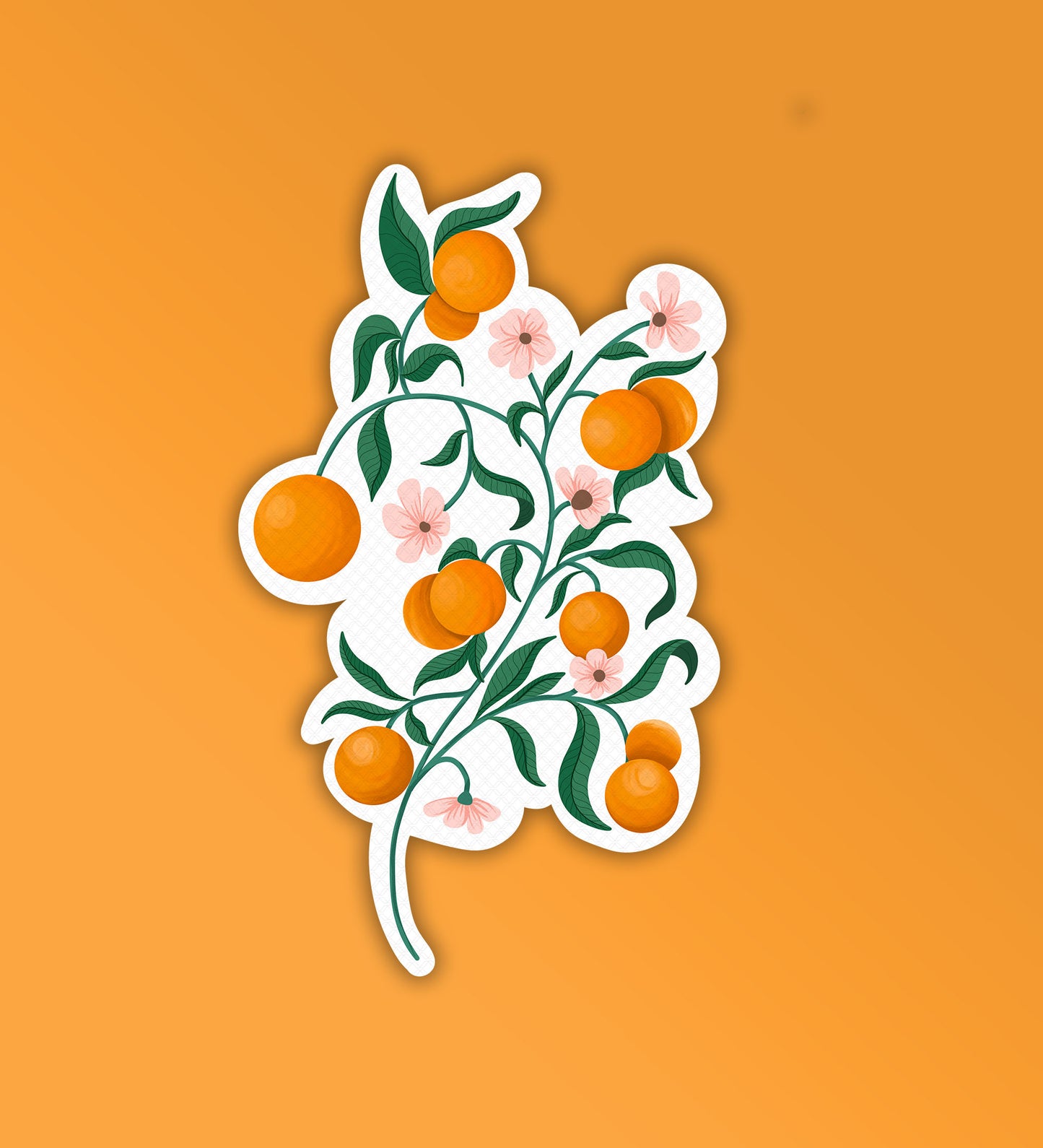 Tangerine - Laptop & Mobile Stickers