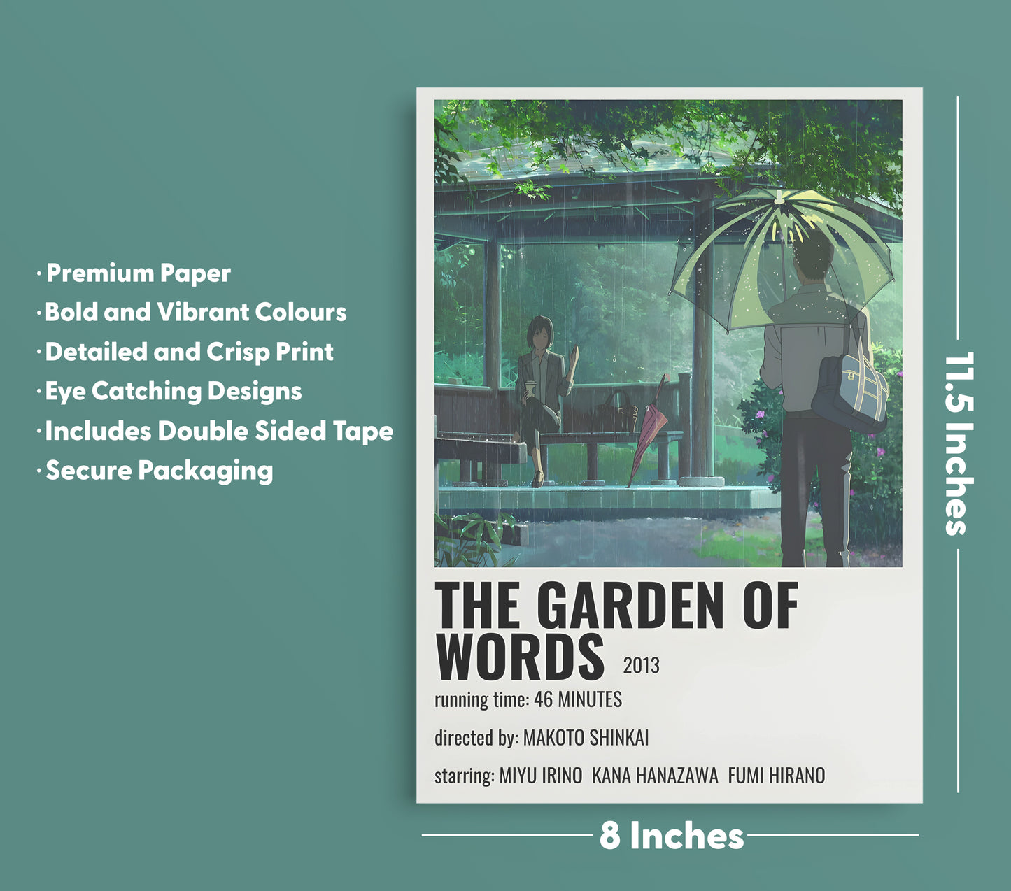 The Garden Of Words - Poster