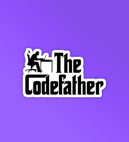 The Codefather  - Laptop / Mobile Stickers