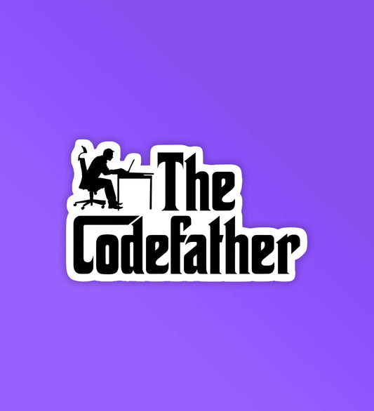 The Codefather  - Laptop / Mobile Stickers