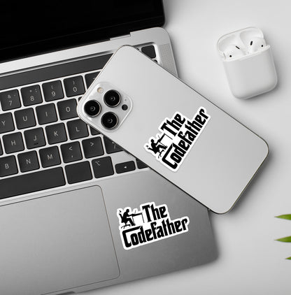 The Codefather  - Laptop / Mobile Stickers