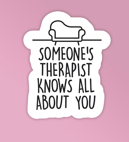 Therapist - Laptop/Mobile Sticker