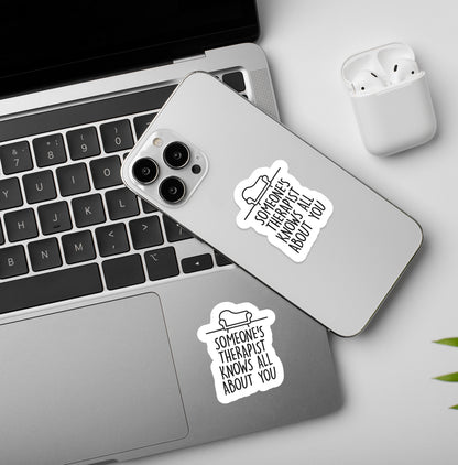 Therapist - Laptop/Mobile Sticker