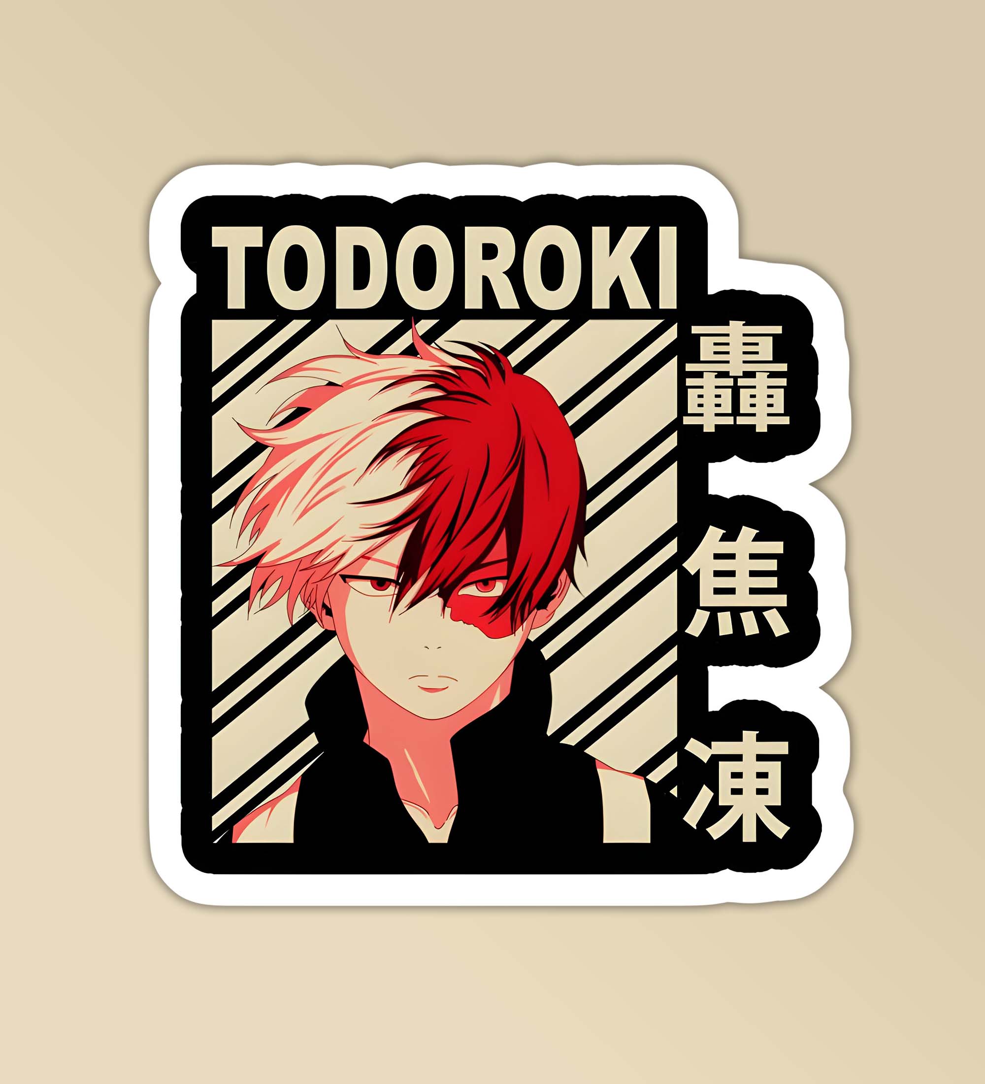 Todoroki - My Hero Academia Sticker – Peeekaboo