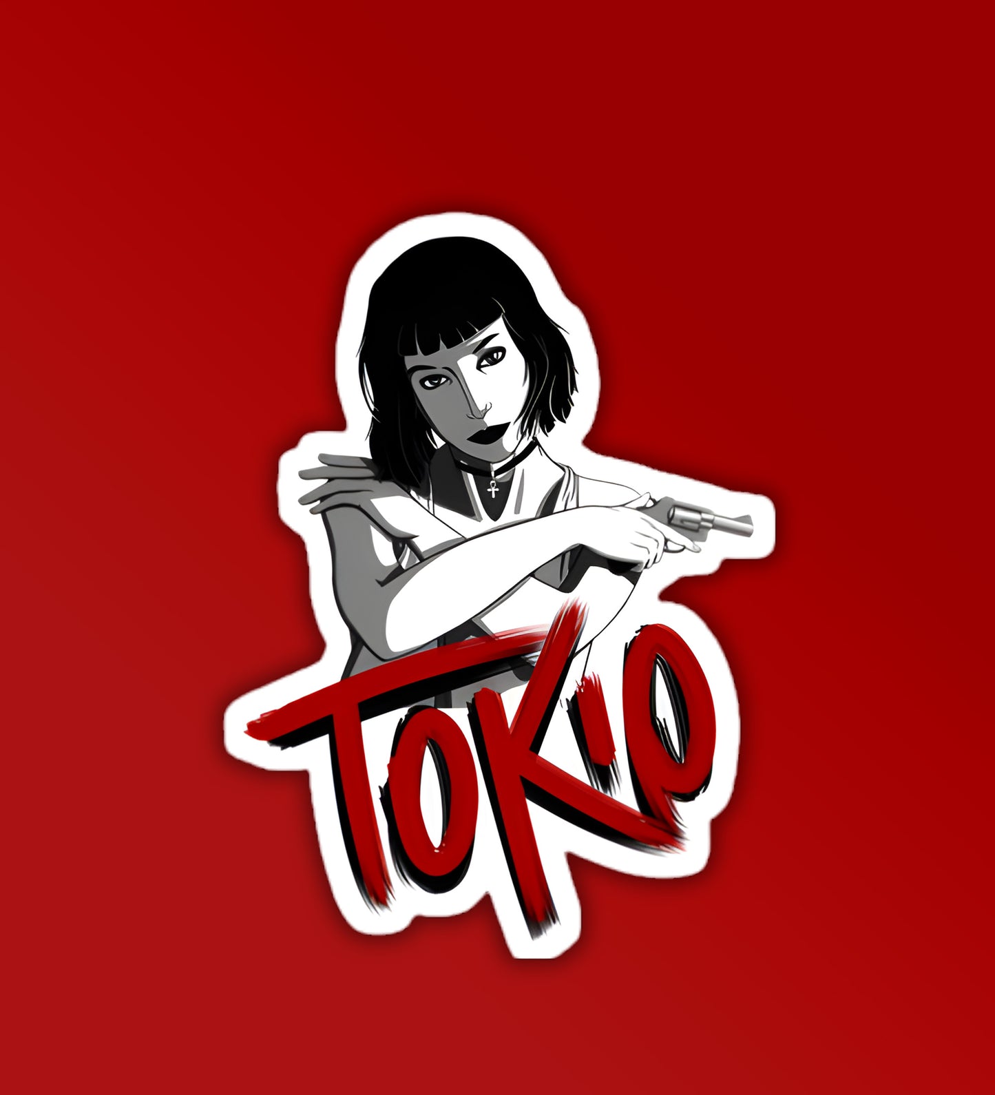Tokio - Money Heist - Laptop / Mobile Sticker