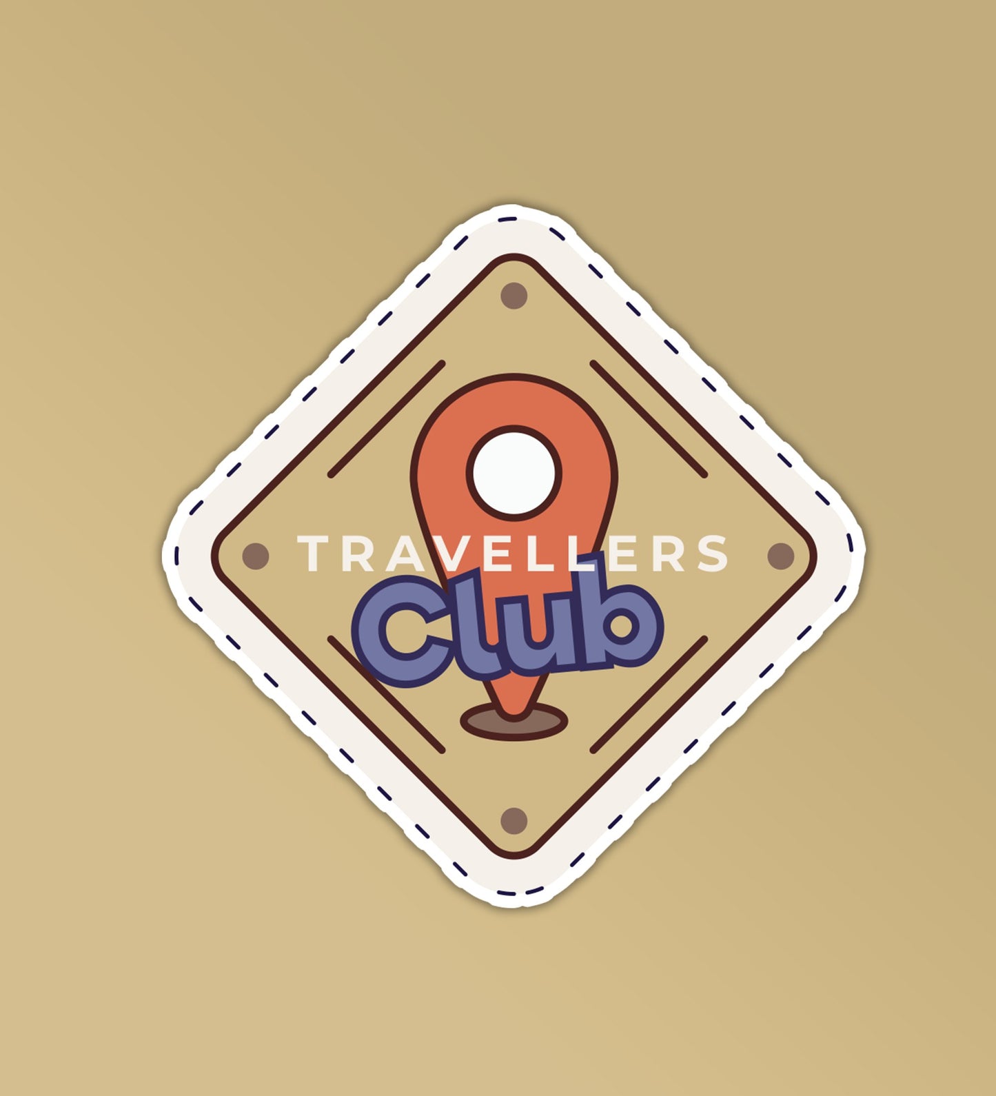 Travel Club Sticker