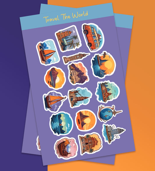 Travel The World | Sticker Sheet