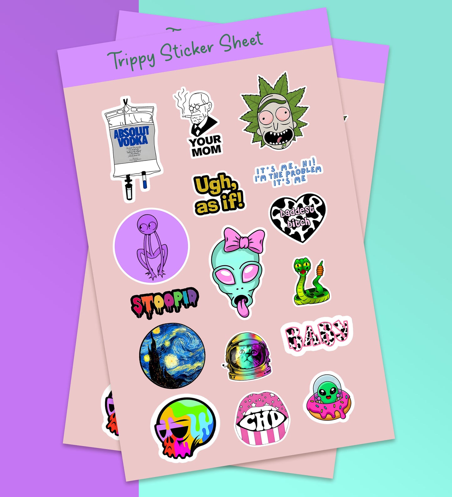 Trippy Sticker Sheet