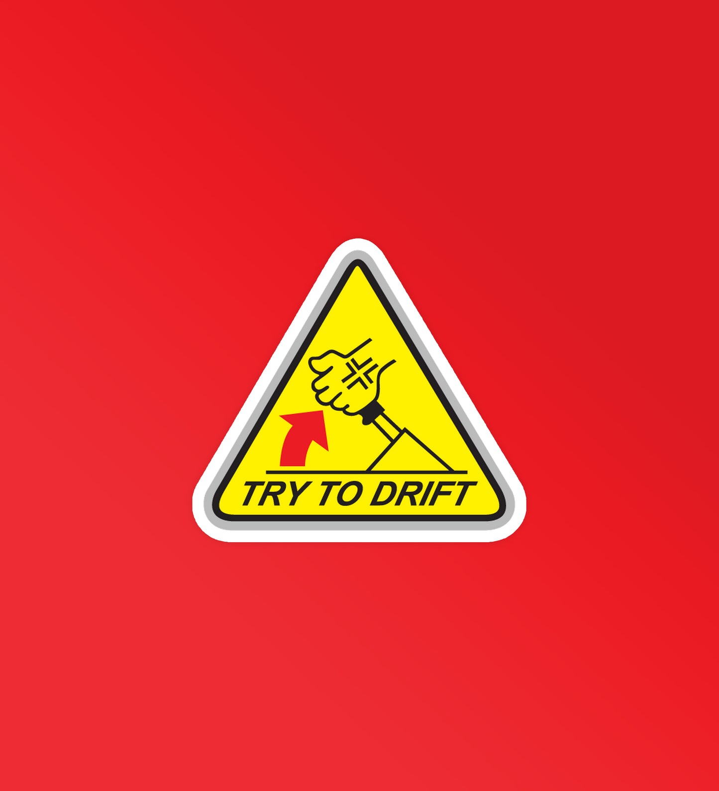 Try To Drift Sticker