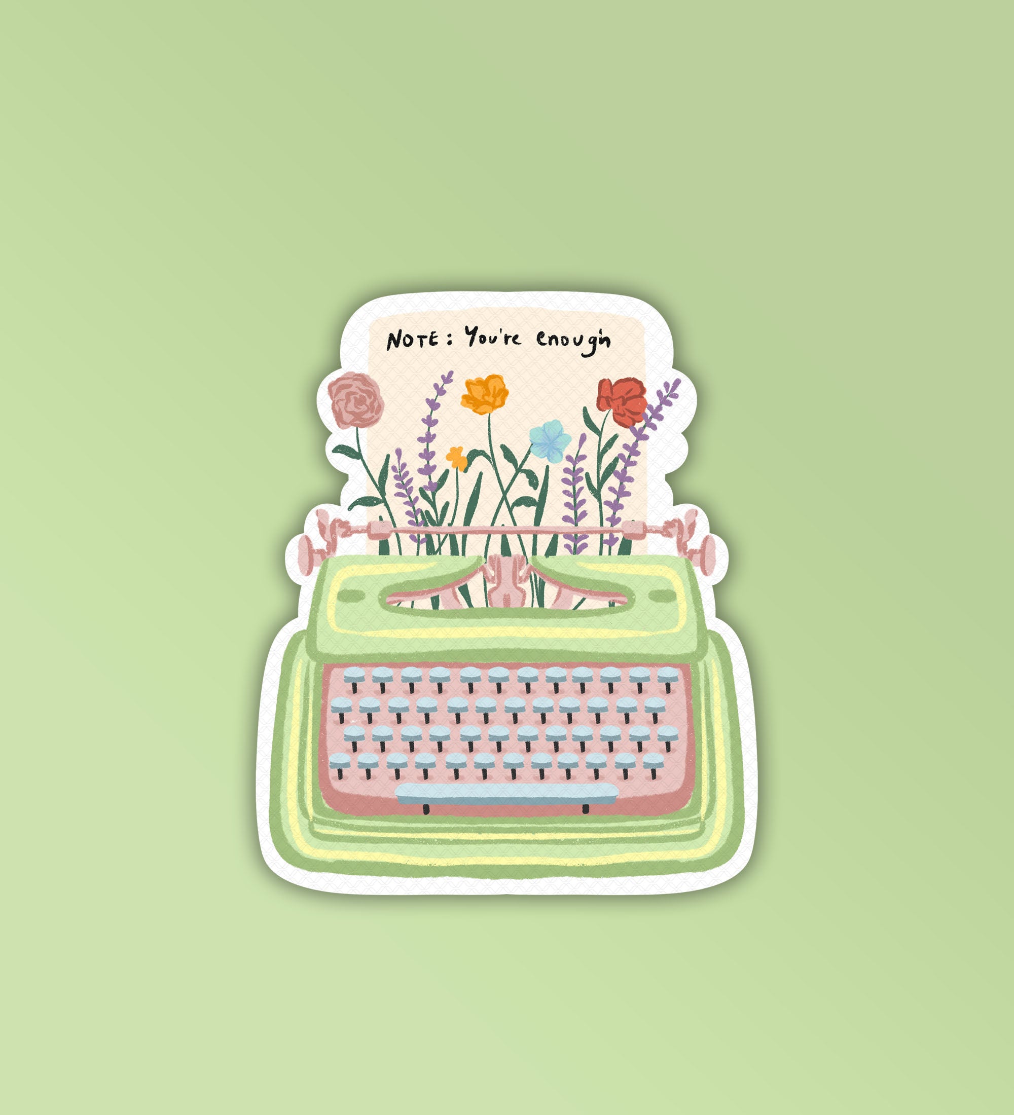 Typewriter - Laptop & Mobile Stickers – Peeekaboo