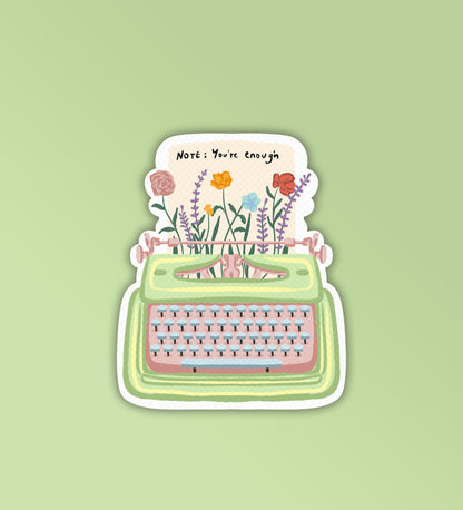 Typewriter - Laptop & Mobile Stickers