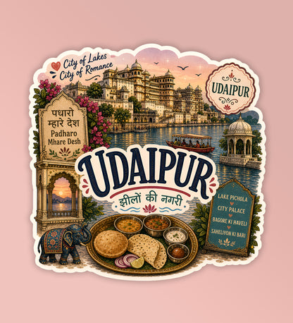 Udaipur - Indian City Laptop / Phone Stickers