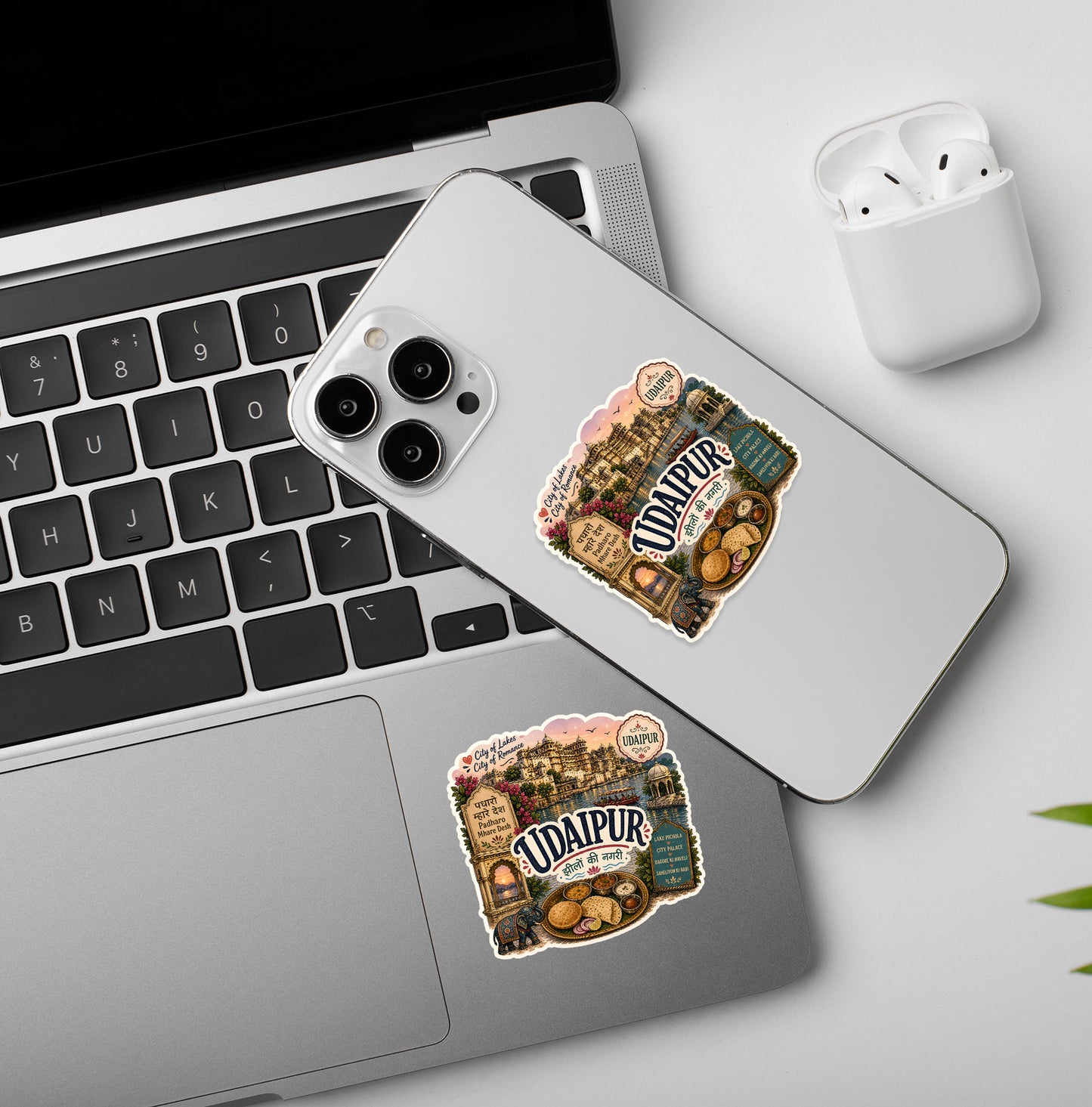 Udaipur - Indian City Laptop / Phone Stickers