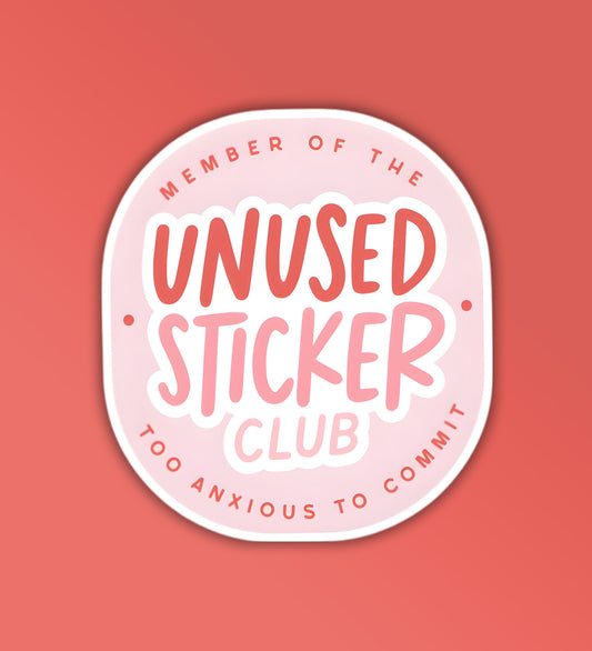 Unused Sticker Club Laptop / Mobile Sticker