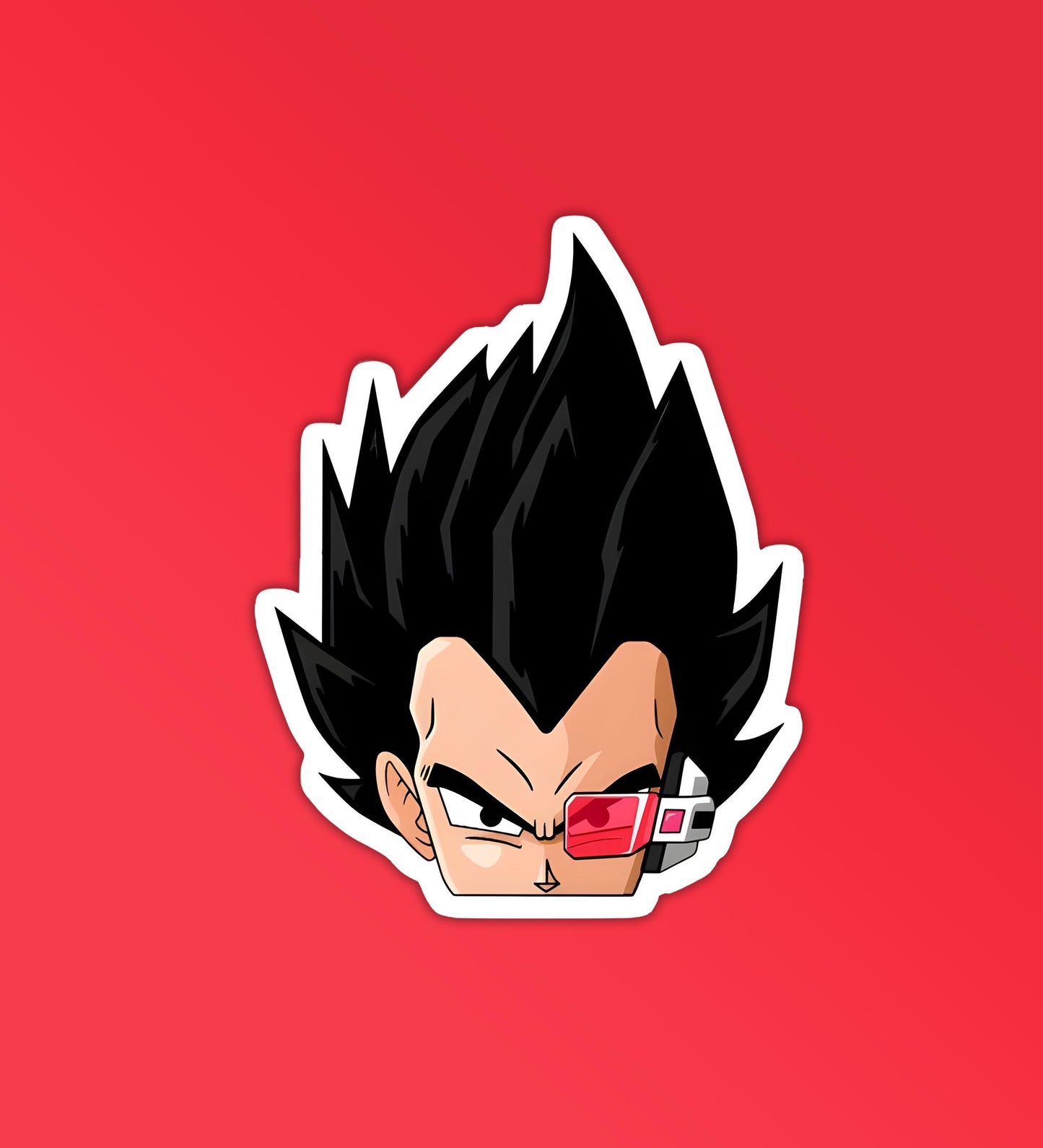 Vegeta - It_s Over 9000 - Laptop & Mobile Stickers