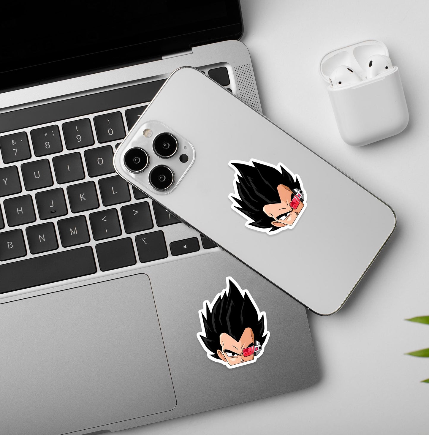 Vegeta - It_s Over 9000 - Laptop & Mobile Stickers