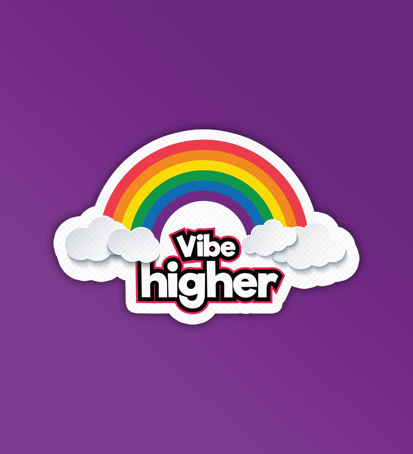 Vibe Higher - Laptop & Mobile Stickers