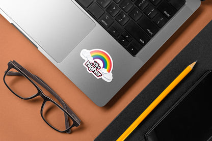 Vibe Higher - Laptop & Mobile Stickers