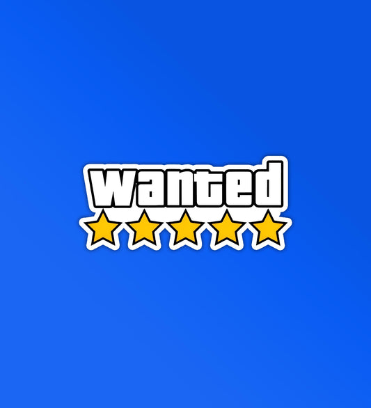 Wasted - Car Stickers