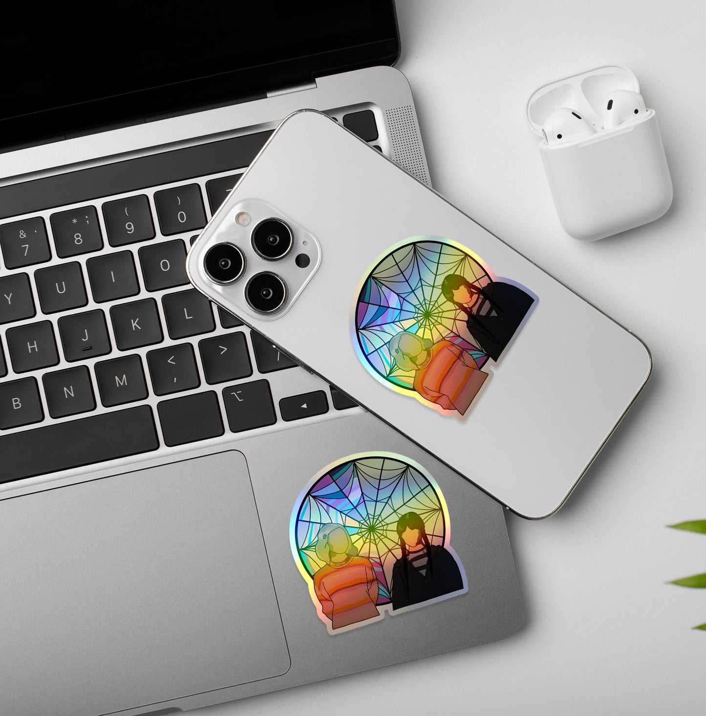 Wednesday | Holographic Laptop / Mobile Sticker