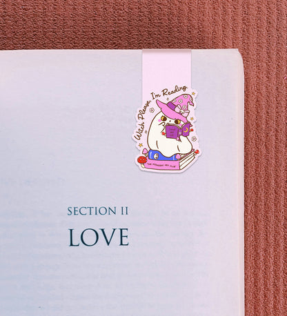 Magnetic Bookmark - Witch Please, I Am Reading