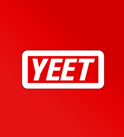 YEET Sticker - Vinyl Laptop / Mobile Sticker