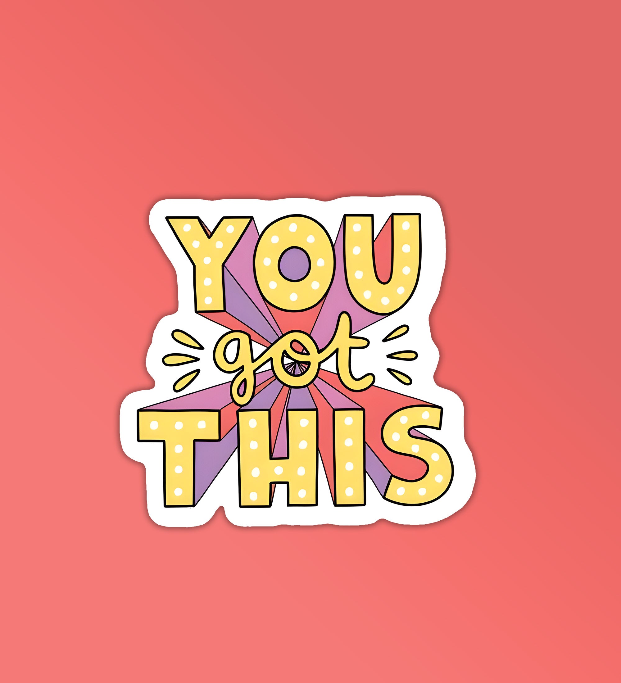 You Got This Sticker – Peeekaboo