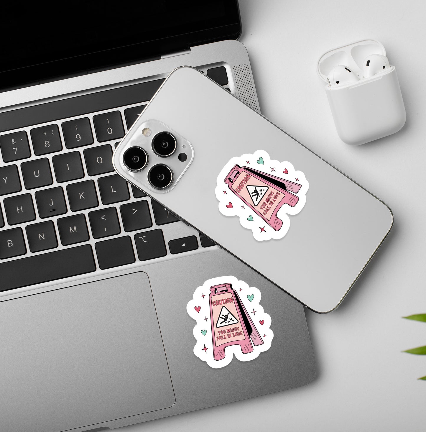You might fall in love | Laptop & Mobile Stickers