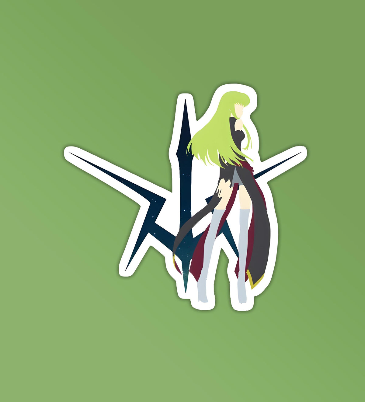 Cod Geass Sticker Yukana Nogami Code Geass - Laptop & Mobile Stickers – Peeekaboo