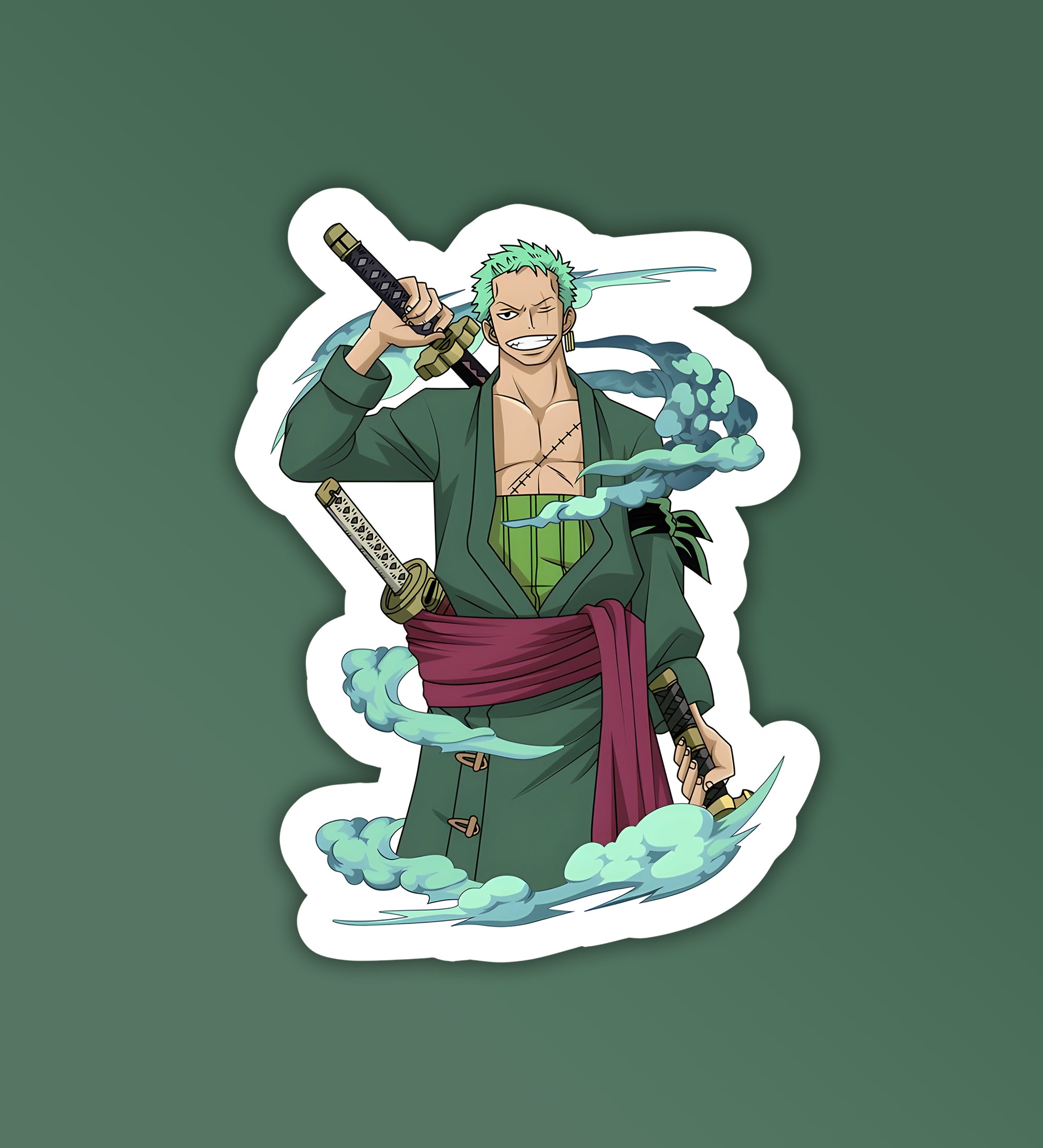 Zoro - One Piece Sticker – Peeekaboo