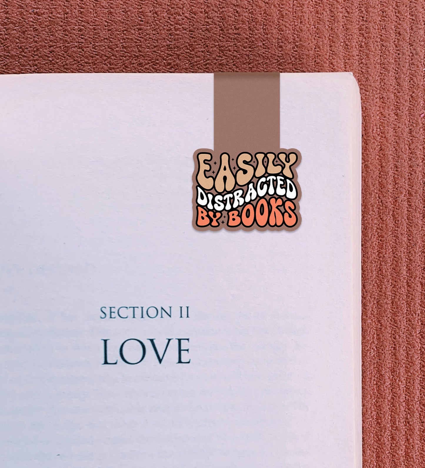 Magnetic Bookmark - Easily Distracted By Books