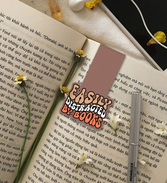Magnetic Bookmark - Easily Distracted By Books