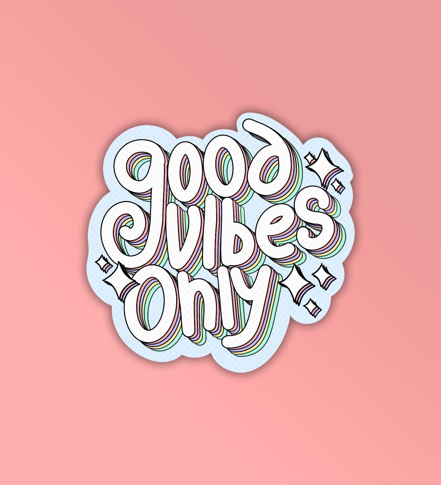 Good Vibes Only - Laptop & Mobile Stickers