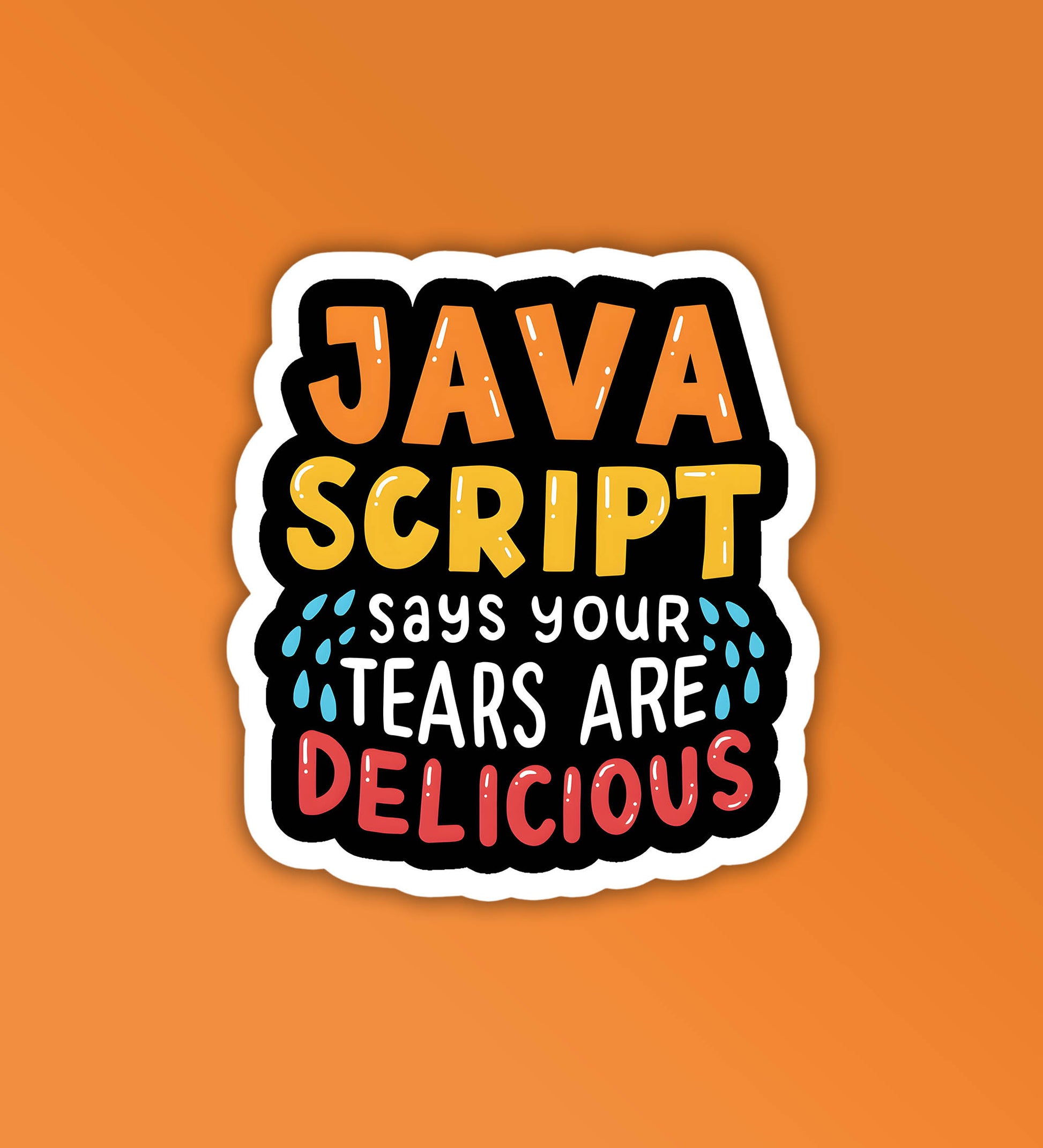 Java Script Programmer - Coding Sticker – Peeekaboo